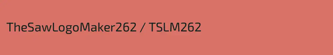 TheSawLogoMaker262 / TSLM262
